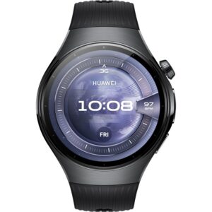 Orë e mençur Huawei Watch 5 (Rates-L19F) Black Fluoroelastomer Strap
