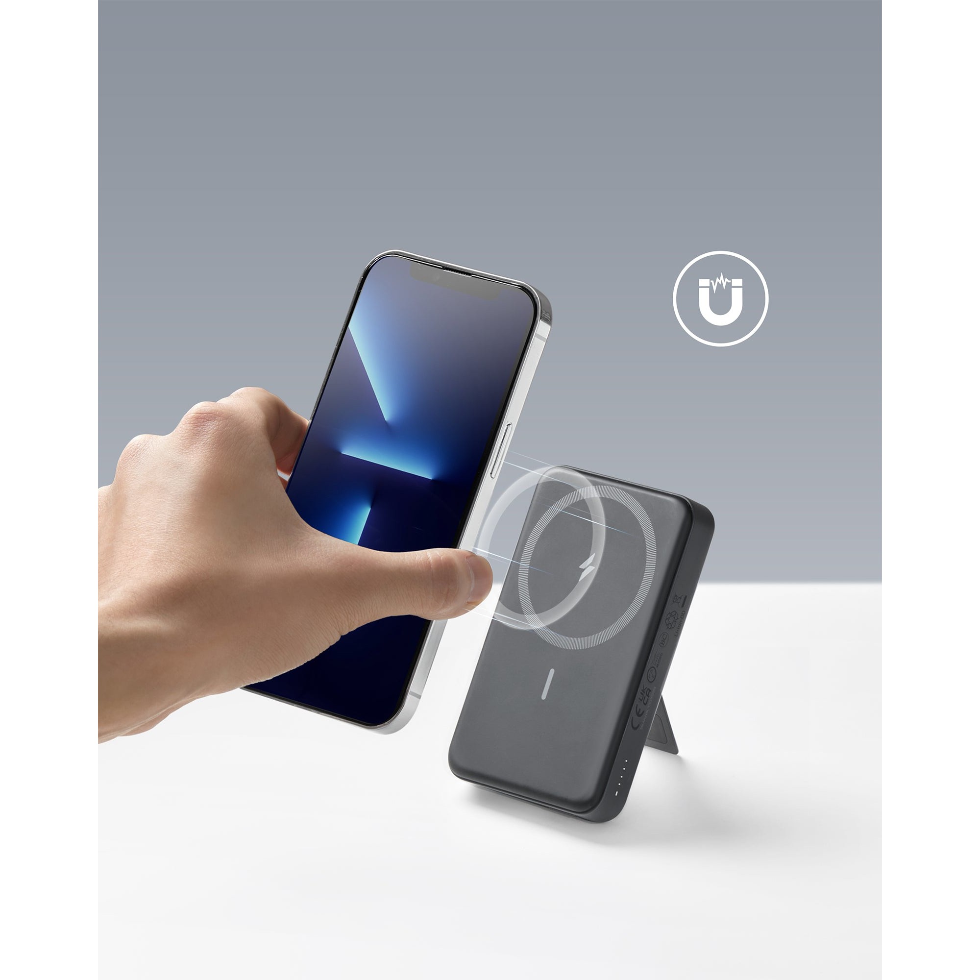Anker MagGo 633 Magnetic Power Bank 10,000mAh / Model A1641G11 - Zezë - Figura 3