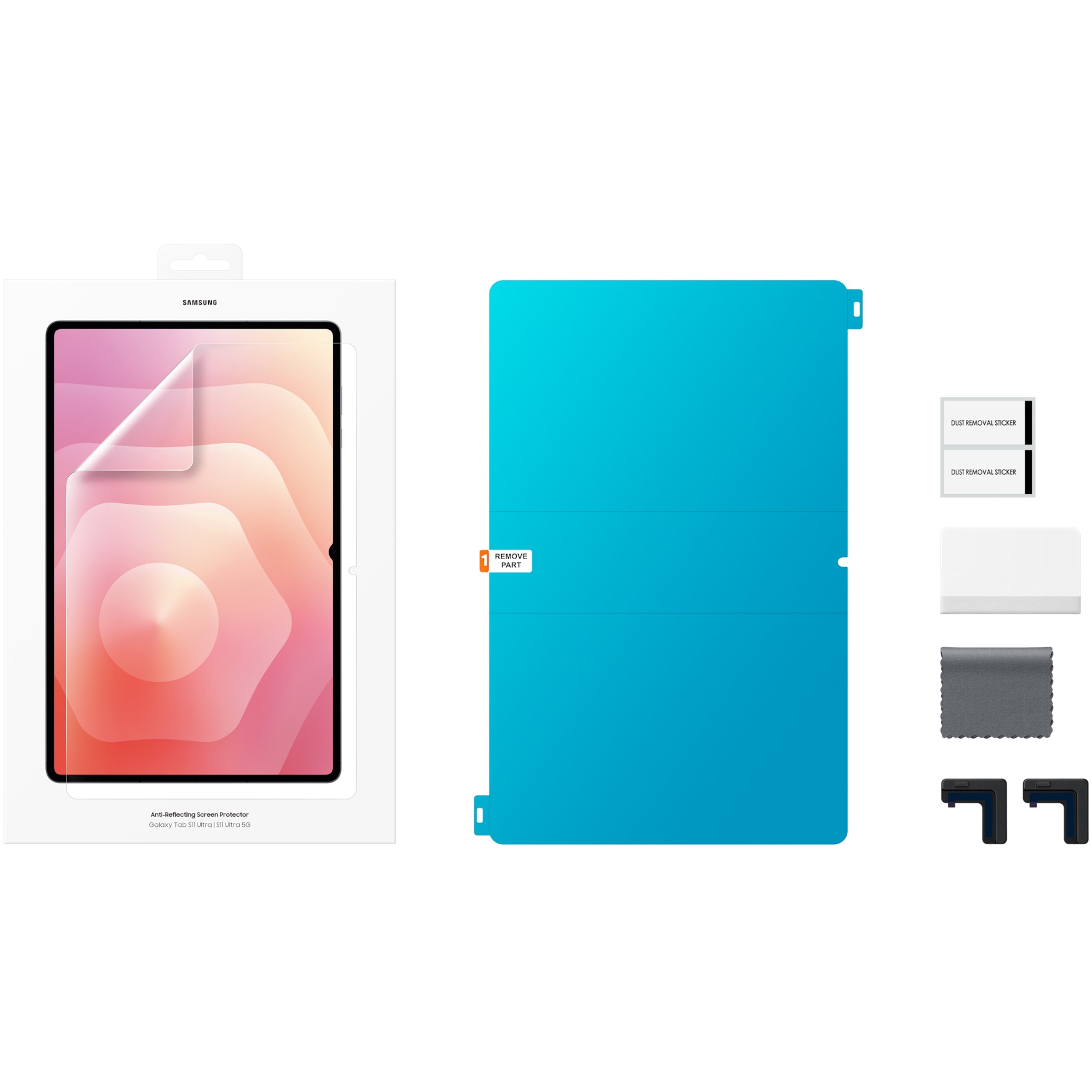 Aksesorë për tablet Samsung Anti-Reflecting Screen Protector për Galaxy Tab S11 Ultra - Transparente - Figura 3