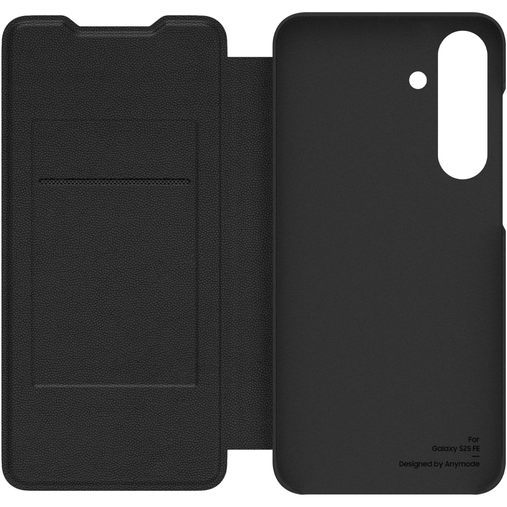 Aksesorë për telefon Samsung by Anymode Wallet Flip Case for Galaxy S25 - Zezë - Figura 4
