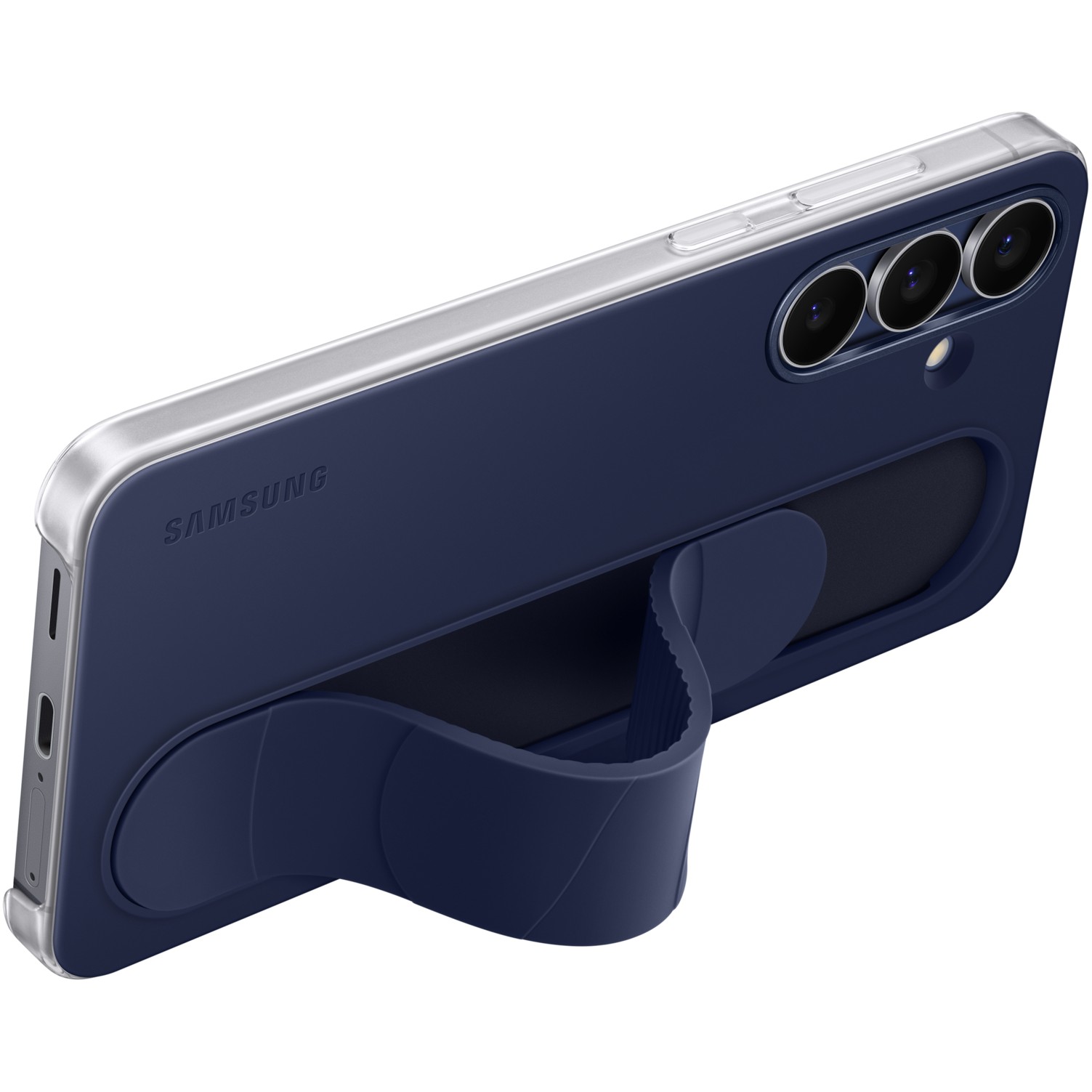 Aksesorë për telefon Samsung Standing Grip Cover for Galaxy S25 FE - Blu e mbyllur - Figura 4