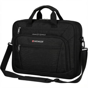 Çantë Laptop Meteor Brief / 16" -  17" / me xhep për Tablet - Zezë