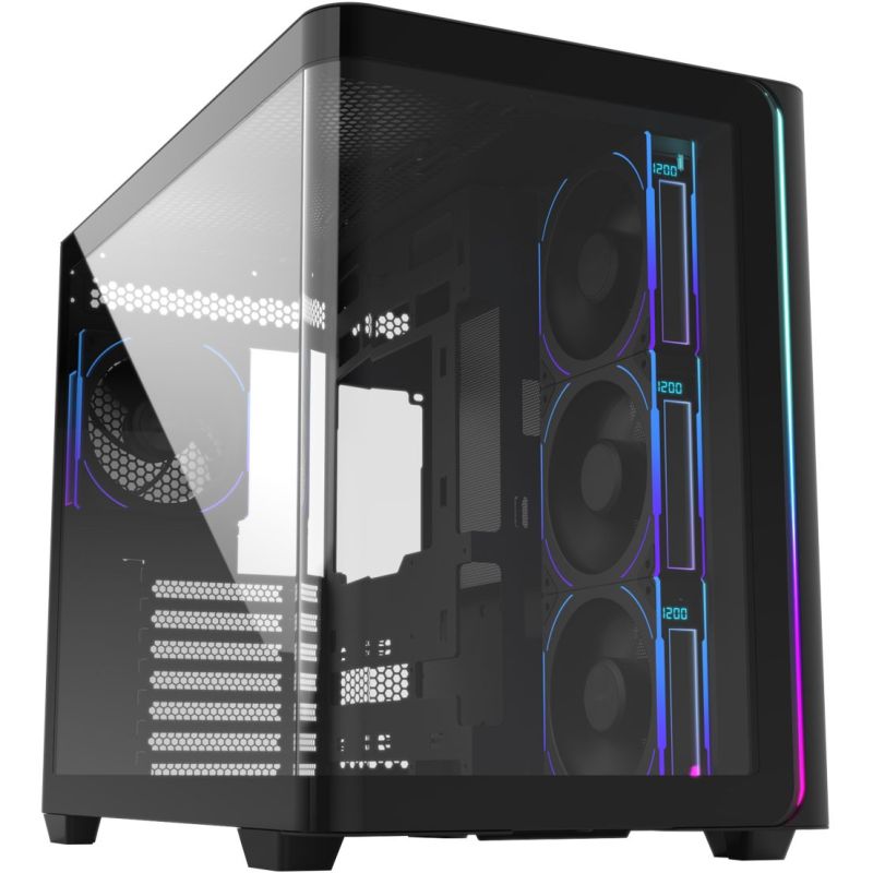 Kasë Midi FSP M580‑BP ARGB – Zezë