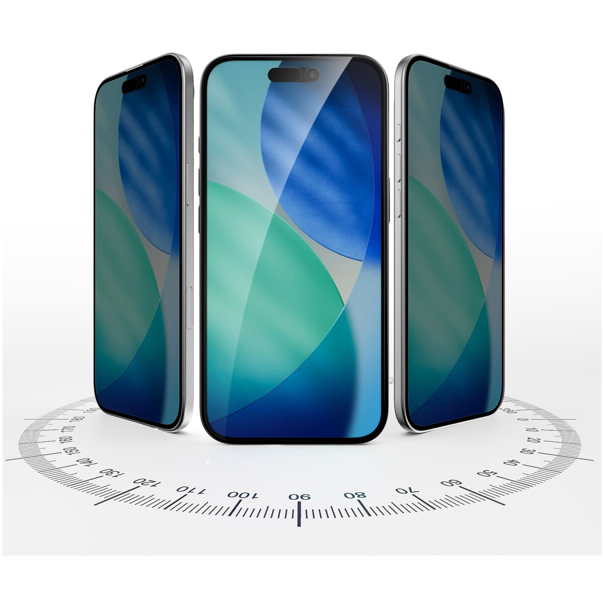 Aksesorë për telefon 4smarts Second Glass / with Mounting Frame / for iPhone 17 Air - Privacy Screen Protector - Figura 2