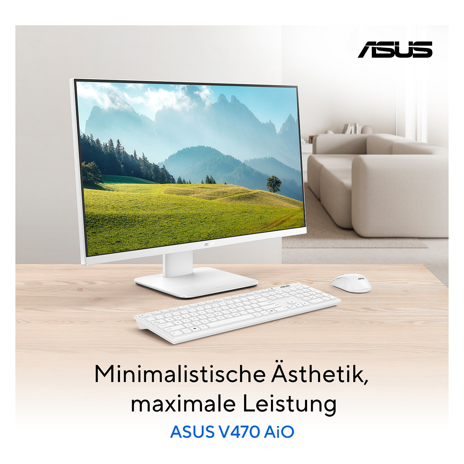 AIO ASUS ExpertCenter P4 V470VAK-BPE993W / i5-13420H / 8GB DDR5 / 512GB / 27" Full HD / Intel UHD Graphics / Kb + Mouse - Zezë - Figura 4