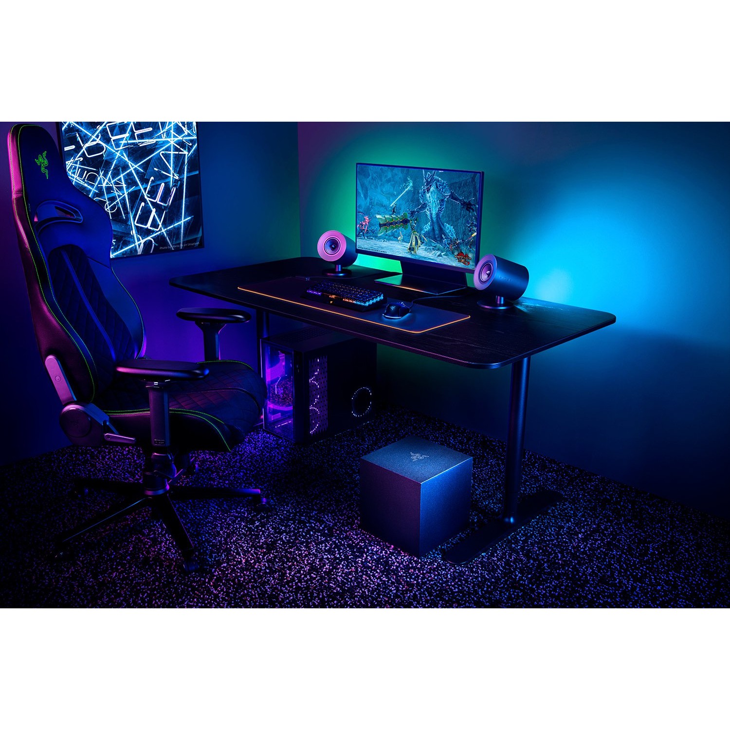 Altoparlantë Razer Nommo V2 – Zezë - Figura 4