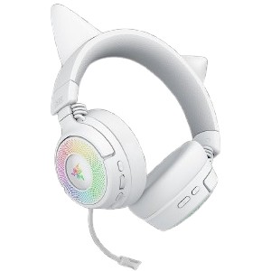 Kufje Gaming pa kabllo Kraken Kitty V3 Pro – Bardhë