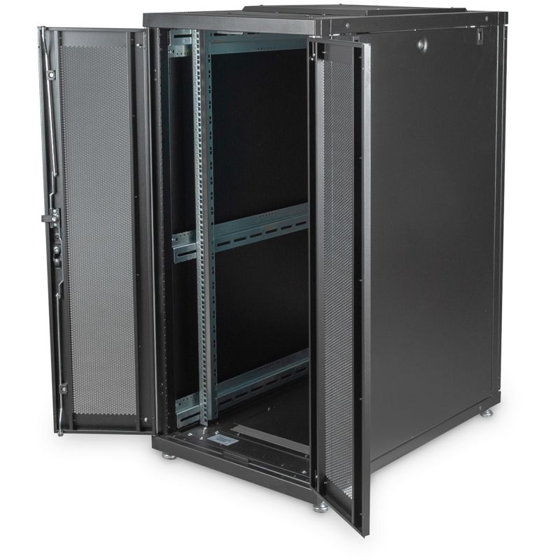 Raft për Server DIGITUS / Unique / 26HE / 1260×600×1000mm – Zezë - Figura 2
