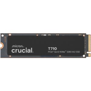 SSD e brendshme M.2 Crucial T710 4TB PCIe Gen5 NVMe M.2 2280 SSD