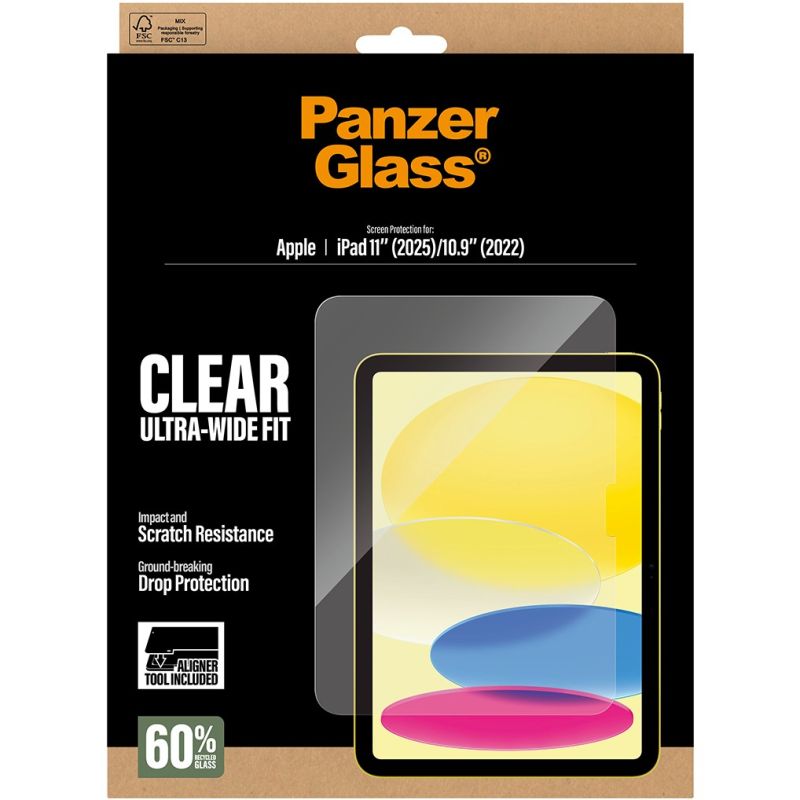Aksesorë për telefon PanzerGlass Screen Protector / Ultra-Wide Fit / for iPad 11th Generation 11" (2025) - Tranparente - Figura 2