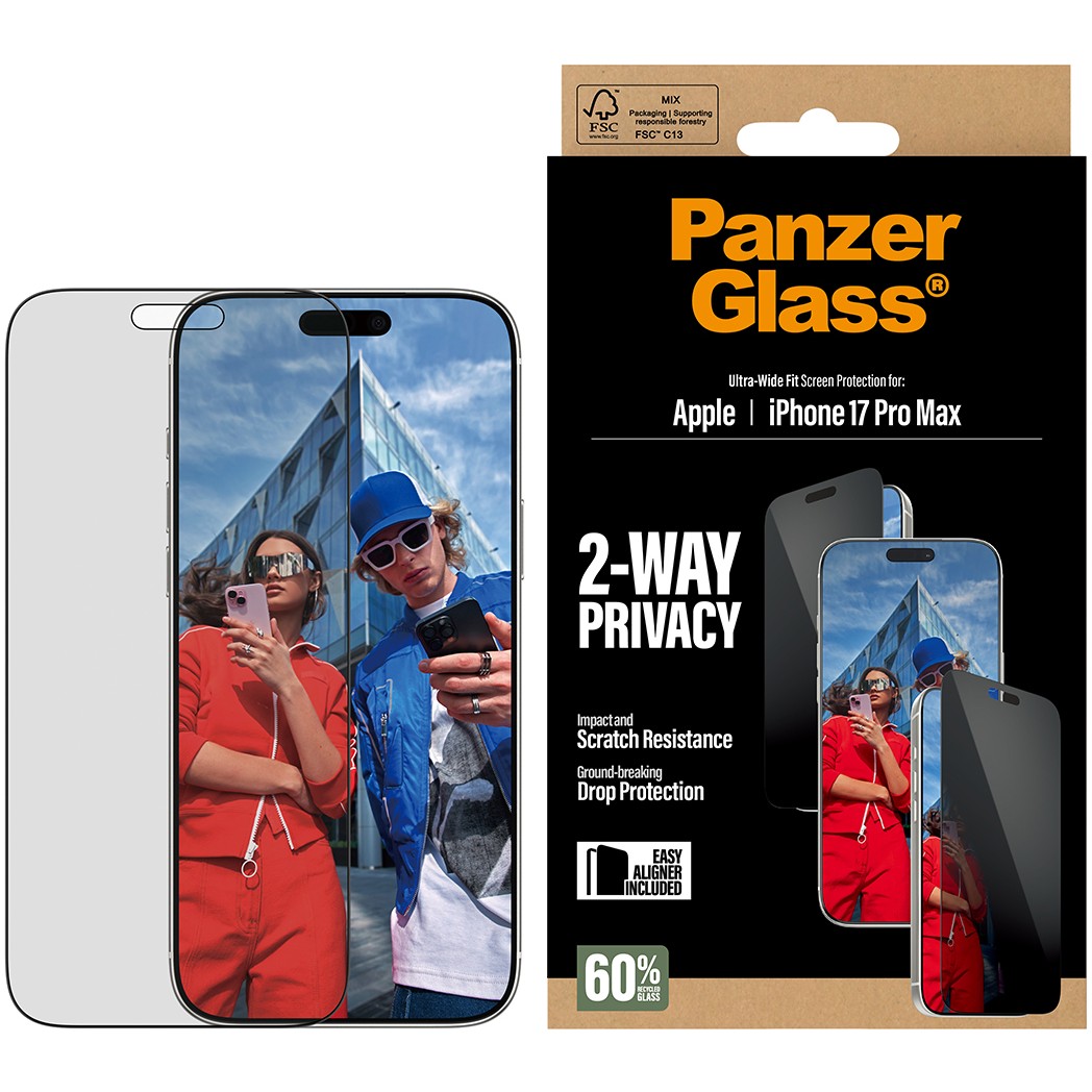 PanzerGlass 2-Way Privacy Screen Protector for iPhone 17 Pro Max / UWF - Figura 2