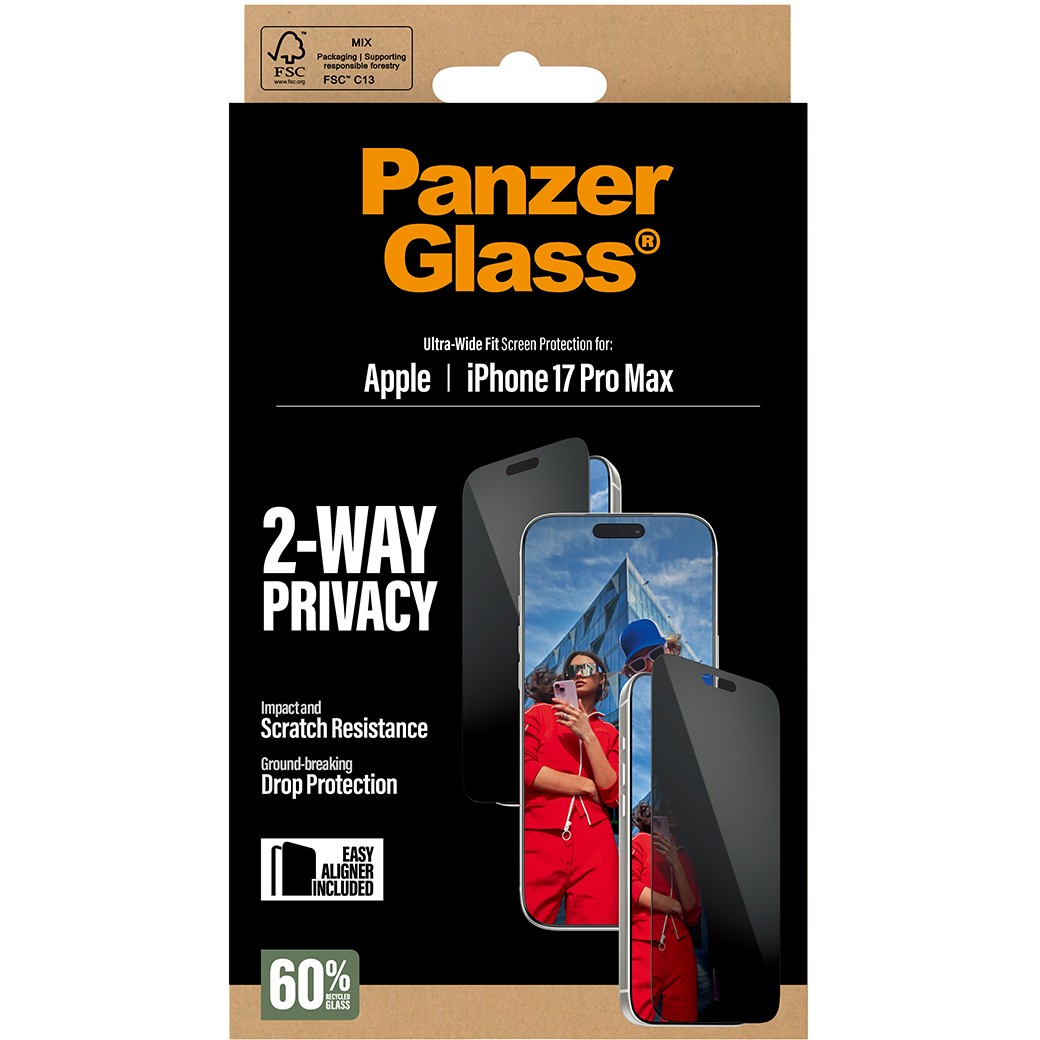 PanzerGlass 2-Way Privacy Screen Protector for iPhone 17 Pro Max / UWF - Figura 3