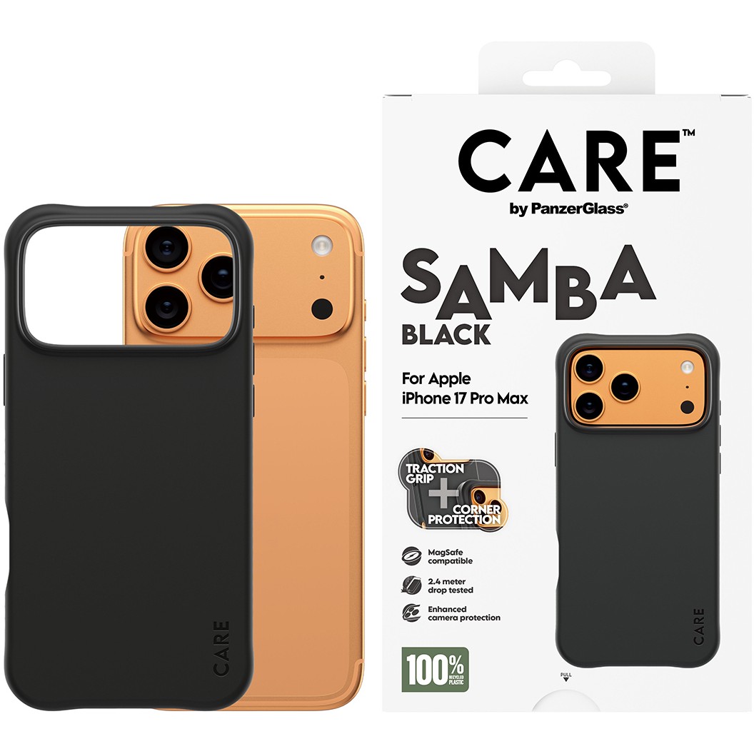CARE Fashionable Samba Black Case with MagSafe for iPhone 17 Pro Max - Figura 2