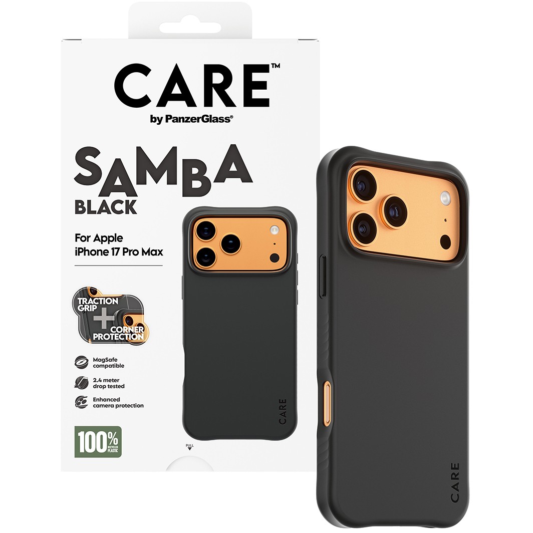 CARE Fashionable Samba Black Case with MagSafe for iPhone 17 Pro Max - Figura 5