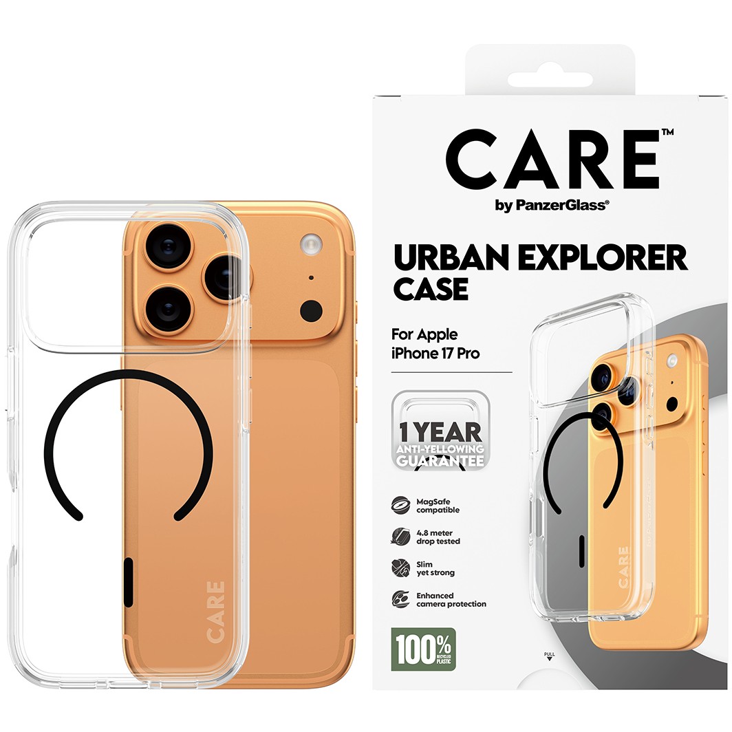 CARE Flagship Clear Urban Explorer Case with MagSafe for iPhone 17 Pro - Figura 2