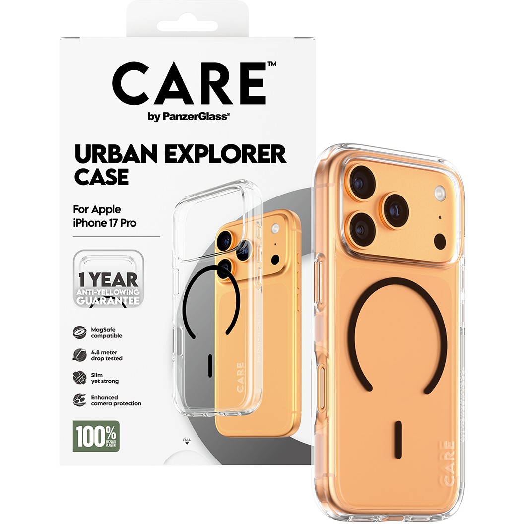 CARE Flagship Clear Urban Explorer Case with MagSafe for iPhone 17 Pro - Figura 5