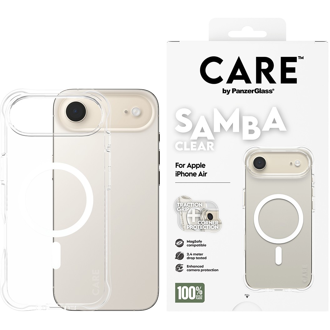 CARE Fashionable Samba Clear Case with MagSafe for iPhone 17 Air - Figura 2