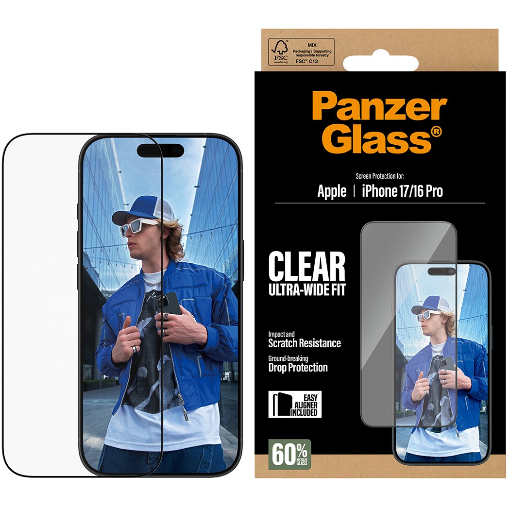 PanzerGlass Screen Protector for iPhone 17 / 16 Pro / UWF - Figura 2