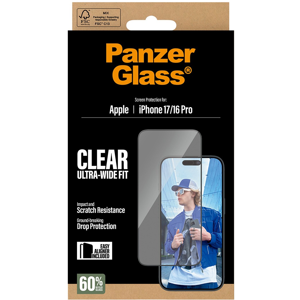PanzerGlass Screen Protector for iPhone 17 / 16 Pro / UWF - Figura 3