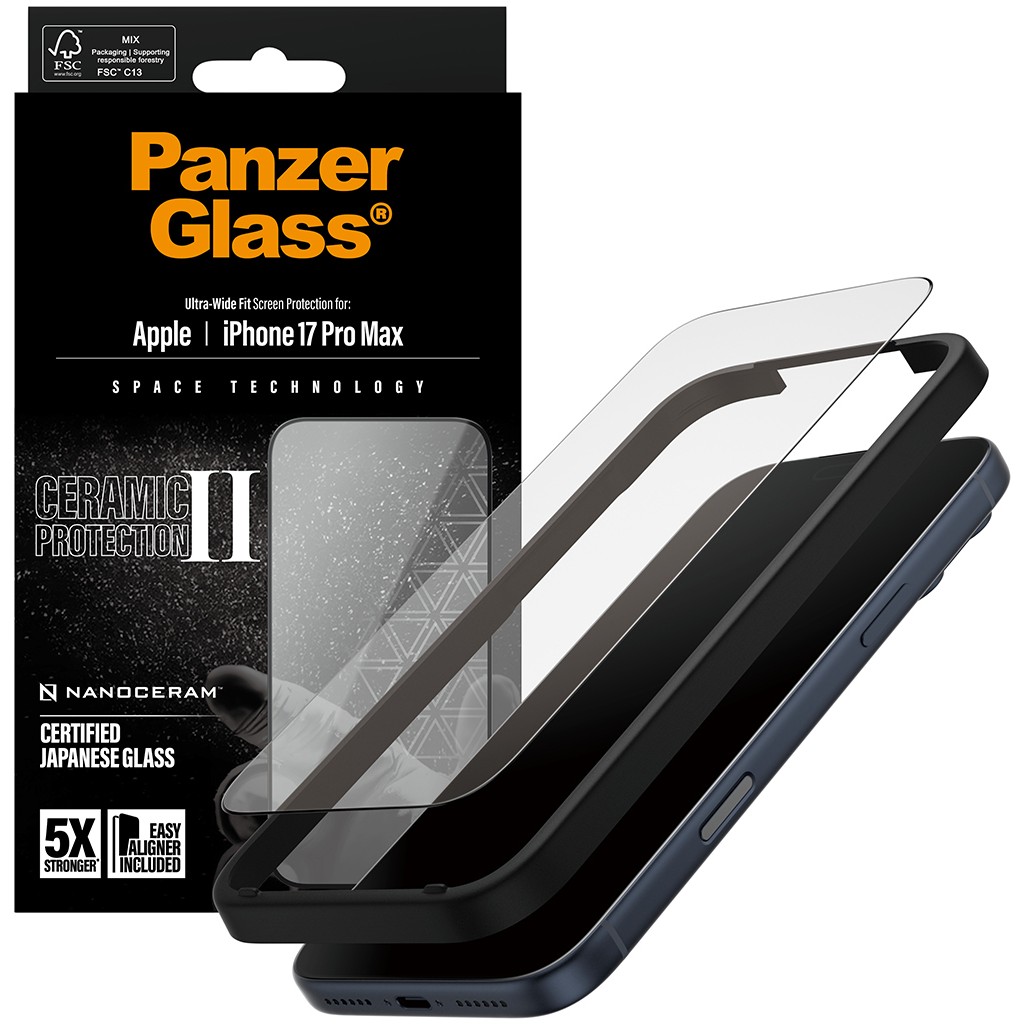 PanzerGlass Ceramic Screen Protector for iPhone 17 Pro Max / UWF - Figura 5