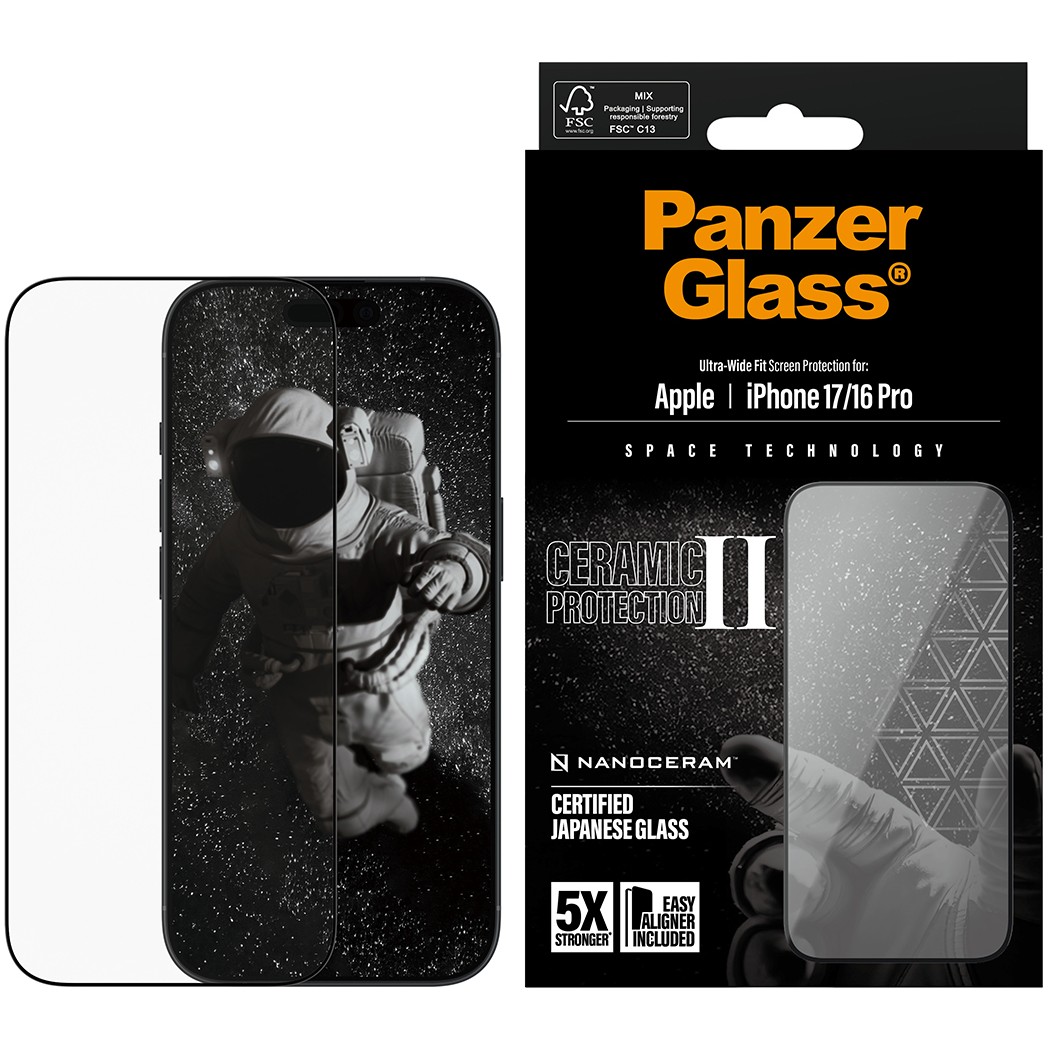 PanzerGlass Ceramic Screen Protector for iPhone 17 / 16 Pro / UWF - Figura 2