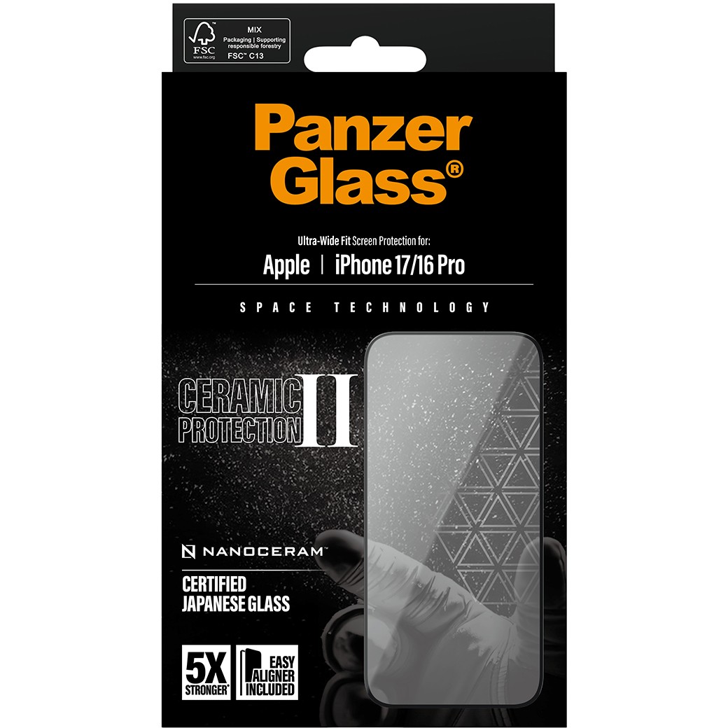 PanzerGlass Ceramic Screen Protector for iPhone 17 / 16 Pro / UWF - Figura 3