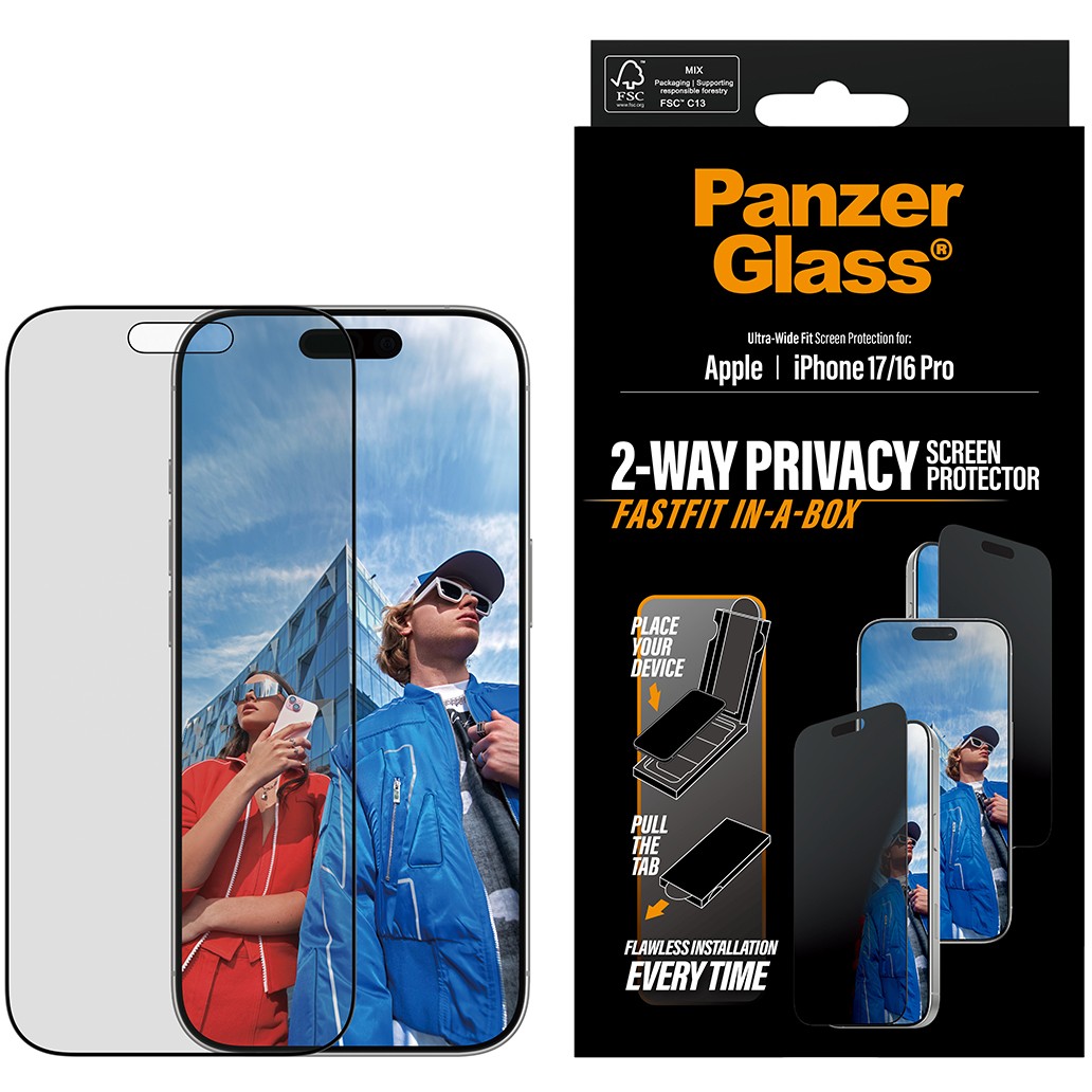 Privacy Screen Protector iPhone 16 Pro / 17 – Zezë - Figura 2