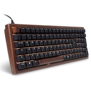 Tastierë Gaming  Sharkoon SKILLER SGK50 S2 Wood Wired / QWERTZ / German Language – Dru / Zezë