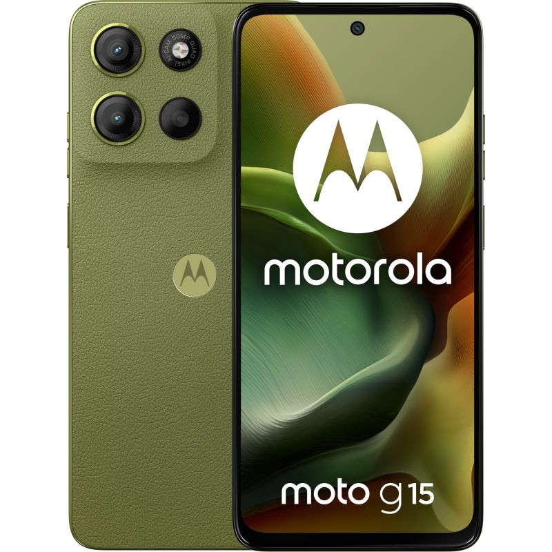 Telefon Motorola Moto G15 / Dual SIM / 4GB / 128GB - Gjelbër - Figura 2