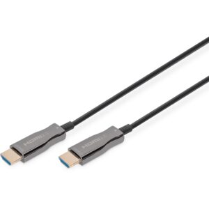 Kabllo HDMI DIGITUS AOC Hybrid Fiber Optic / UHD 4K / St–St / 30m - Zezë