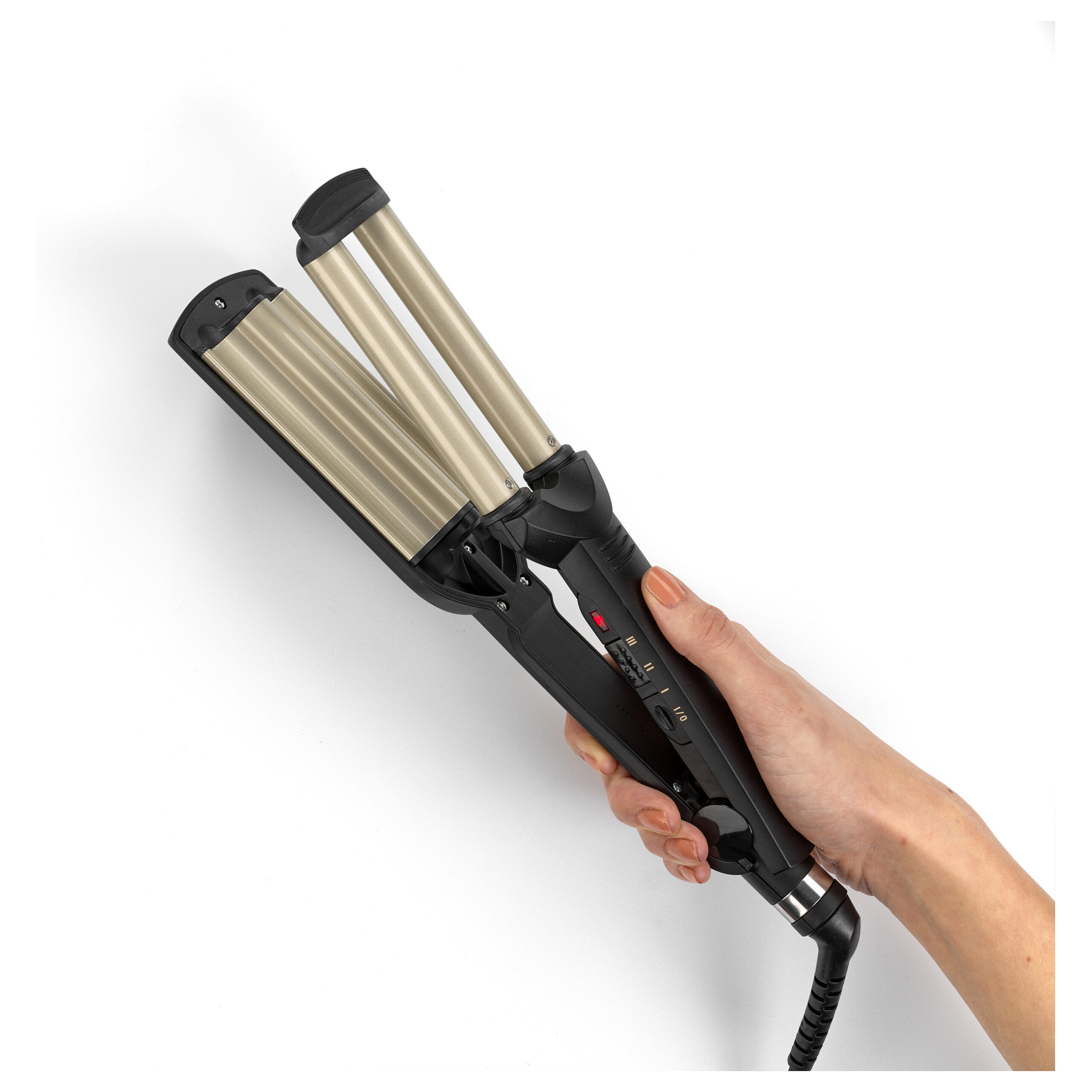Drejtuese për flokë BaByliss C260E Easy Waves - Zezë / Argjend - Figura 4