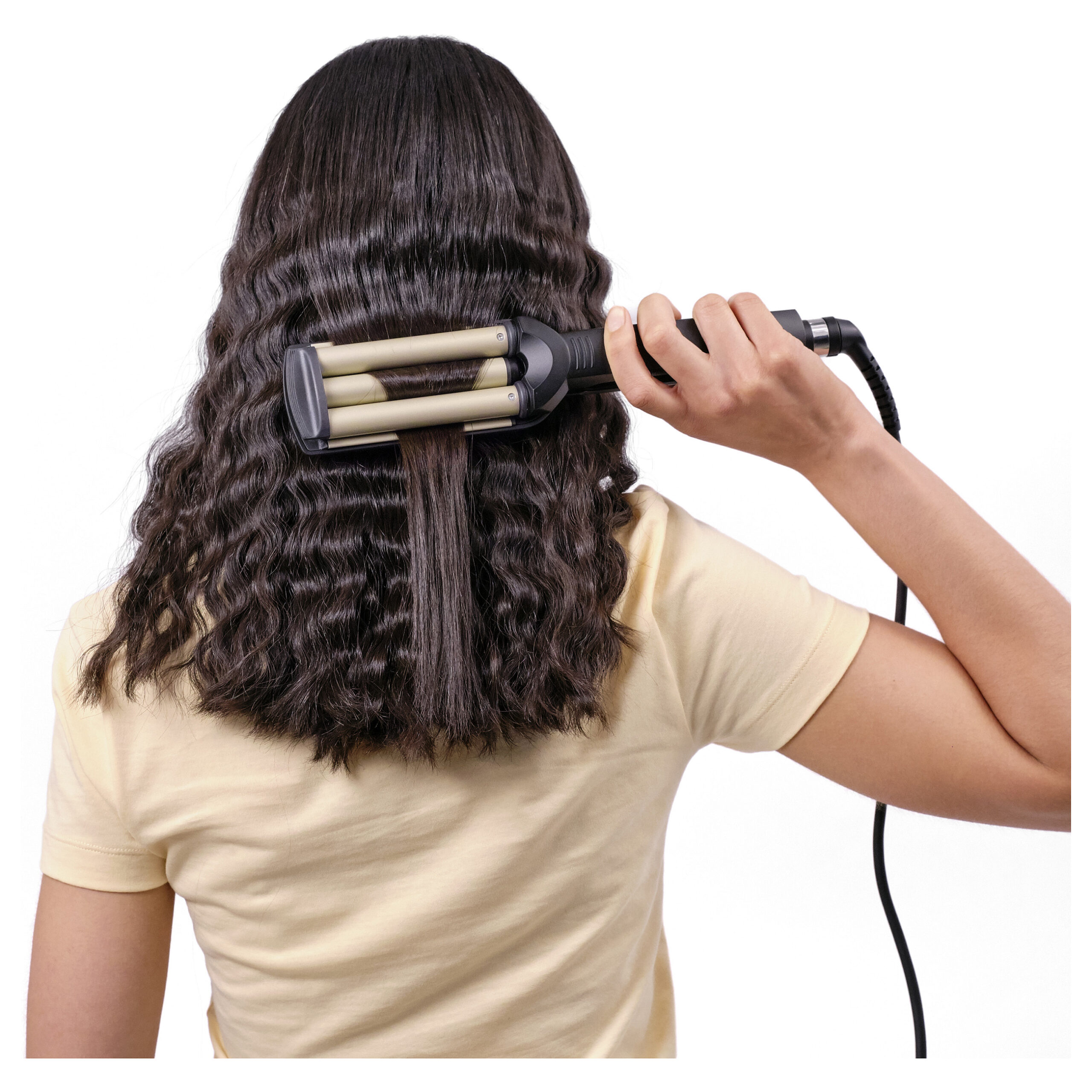 Drejtuese për flokë BaByliss C260E Easy Waves - Zezë / Argjend - Figura 5