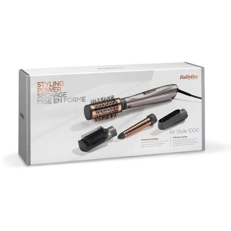 Stilues për Floke BaByliss AS136E Air Style 1000 Hot Air Brush with Ionic Technology - Figura 10