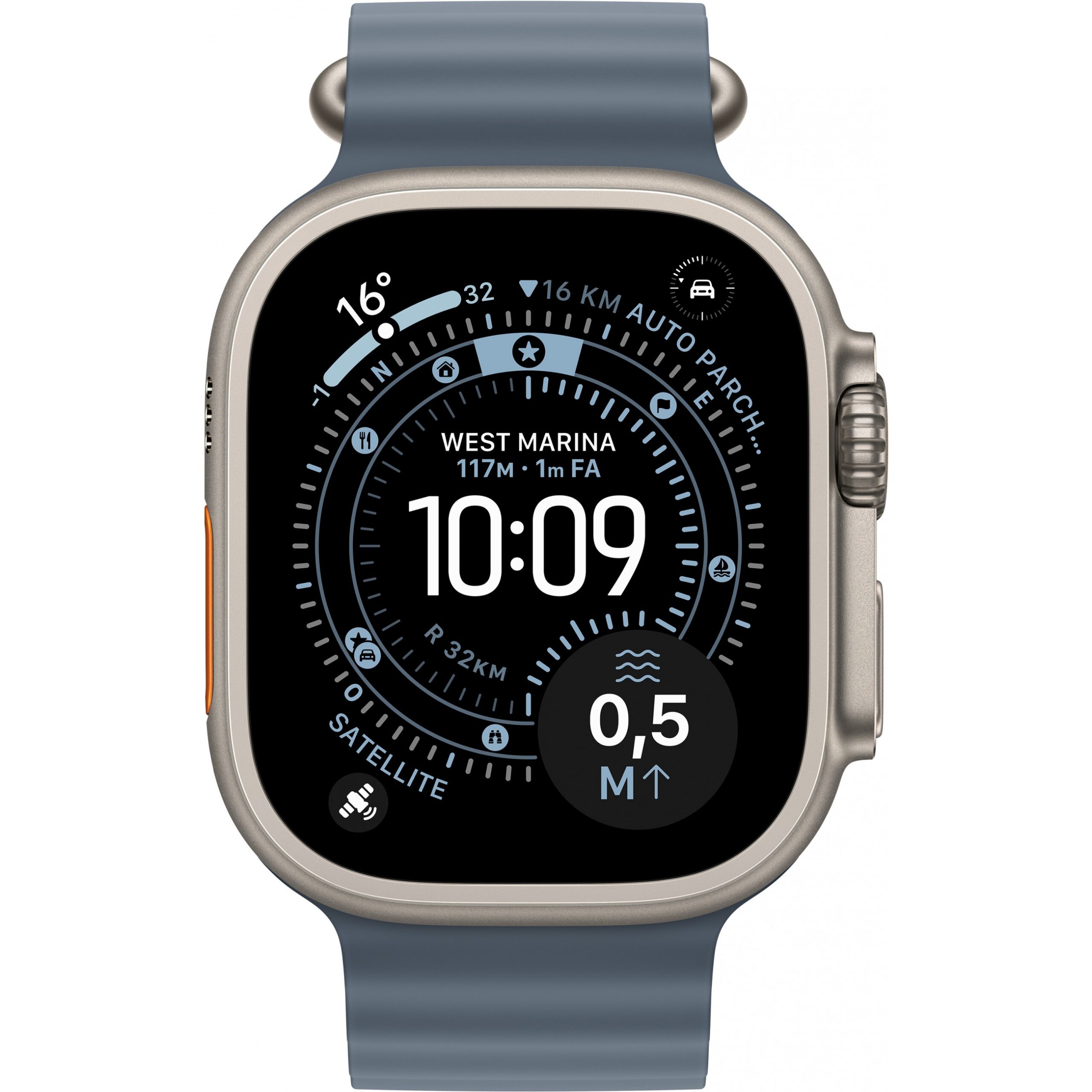 Apple Watch Ultra 3 / Cellular / 49mm / Natural Titanium Case with Blue Ocean Armband - Figura 2