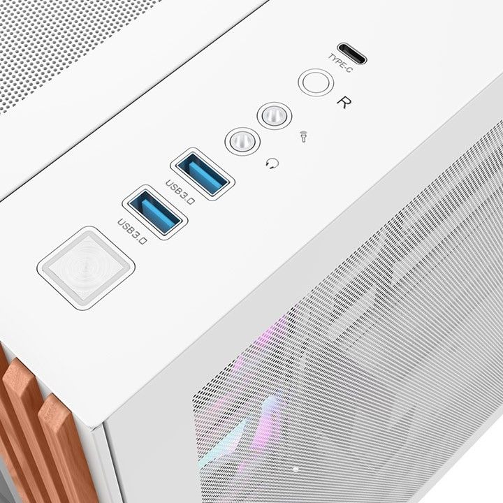 Kasë Midi Thermaltake View 380 WS / ARGB – Bardhë - Figura 6