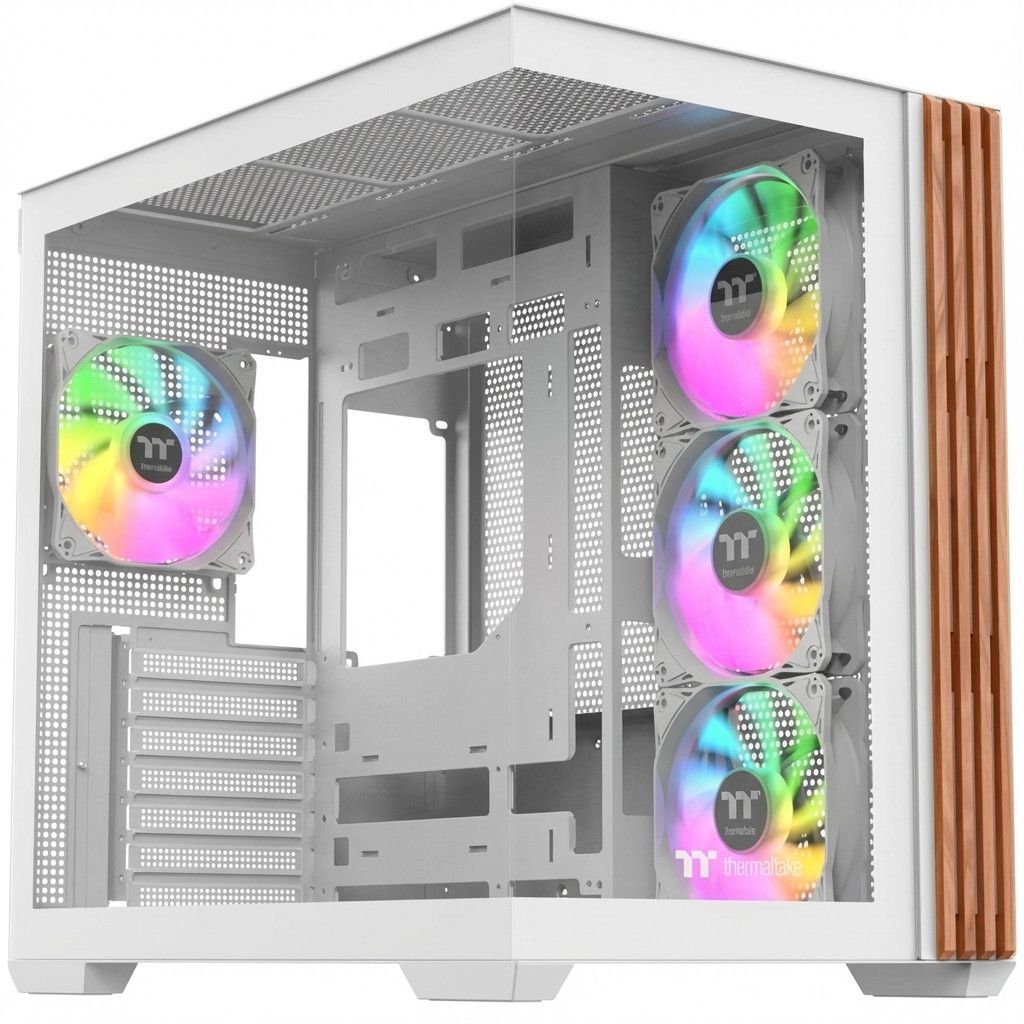 Kasë Mini Thermaltake View 170 WS / ARGB – Bardhë