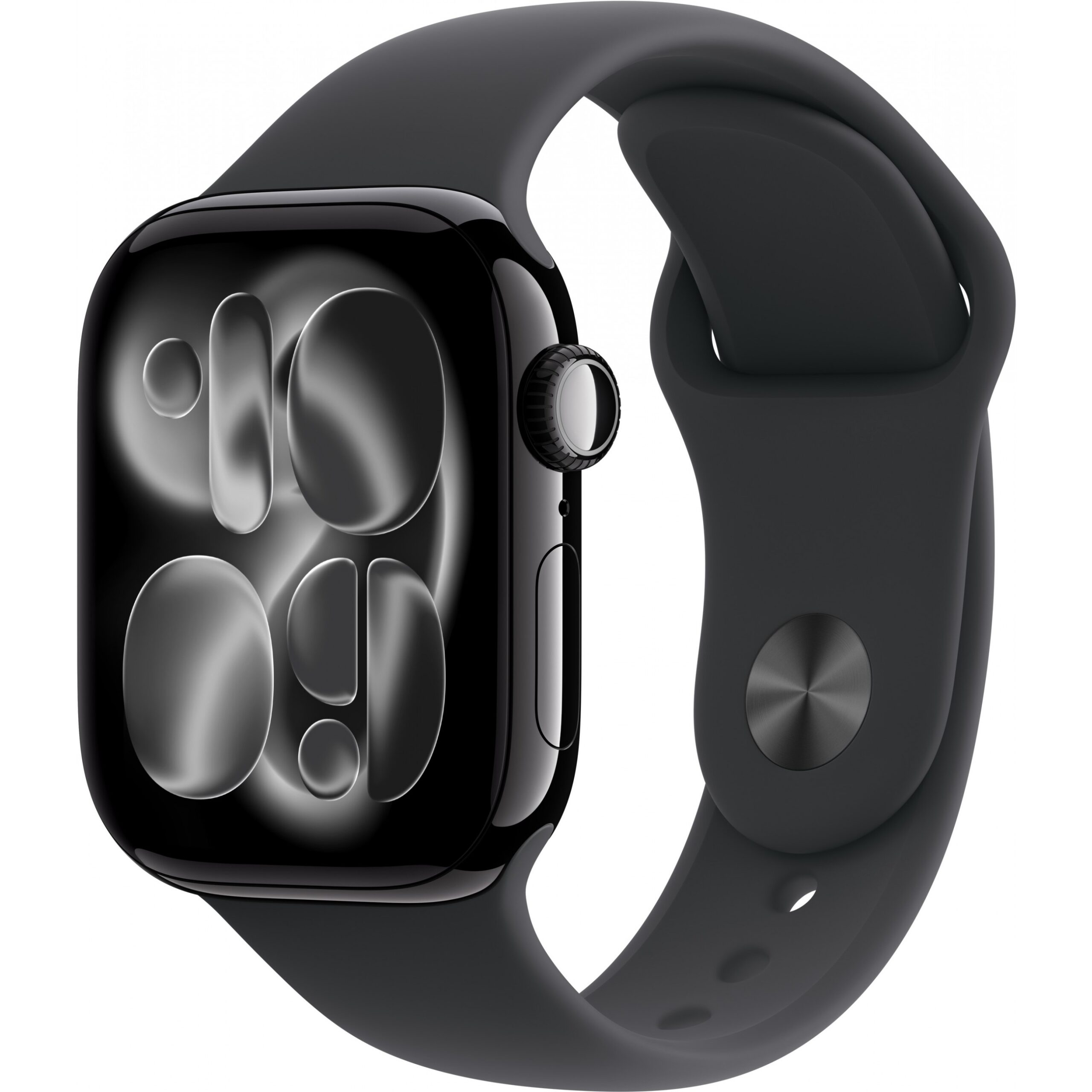 Apple Watch S11 / Cellular / 42mm / Aluminium Diamond Black Case with Black Sport Armband – S/M
