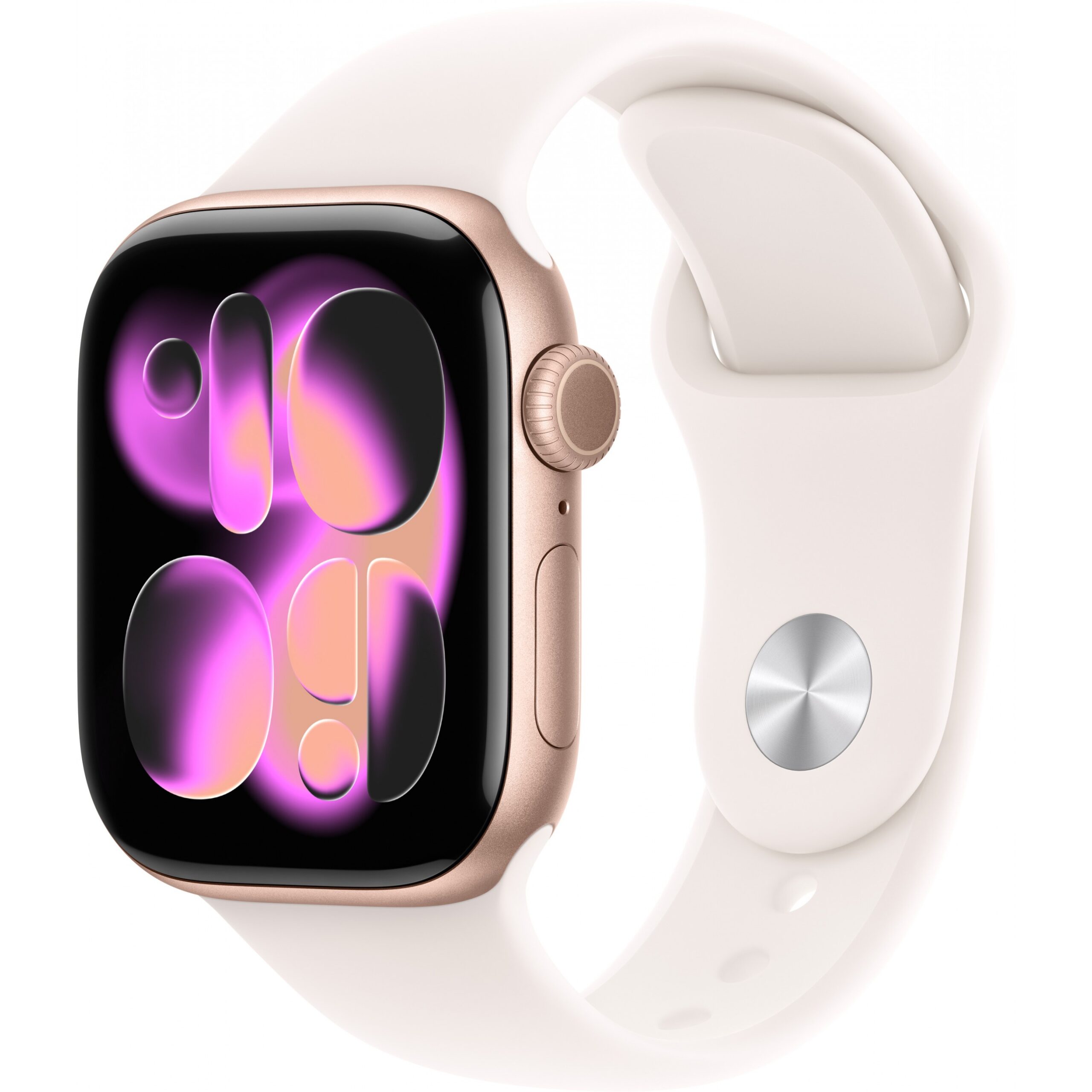 Apple Watch Series 11 Aluminium Cellular 42mm Rose Gold with Blush Pink Sport Band - S/M