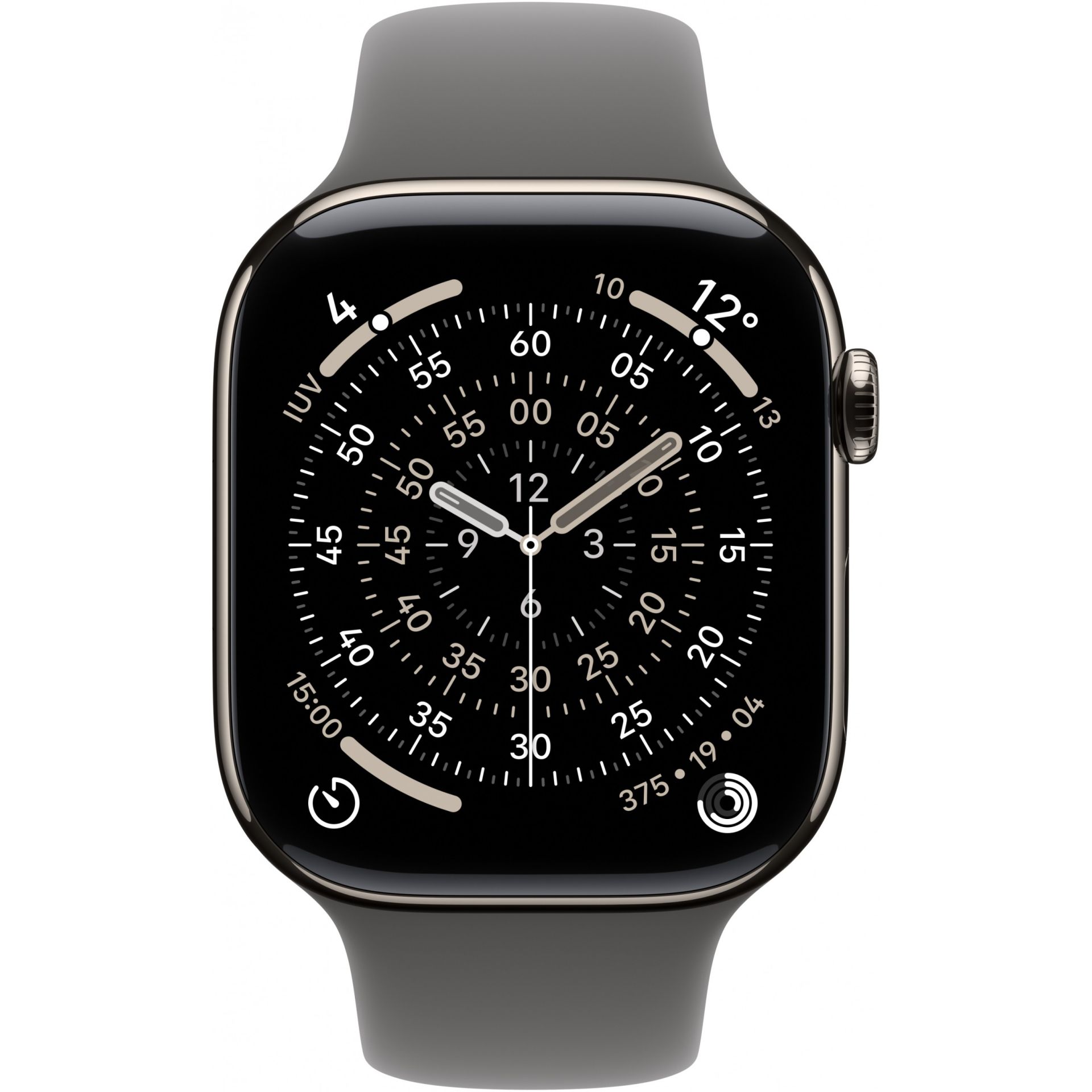 Apple Watch Series 11 / 42mm / GPS + Cellular / Natural Titanium Case with Stone Gray Sport Band - S/M - Figura 2
