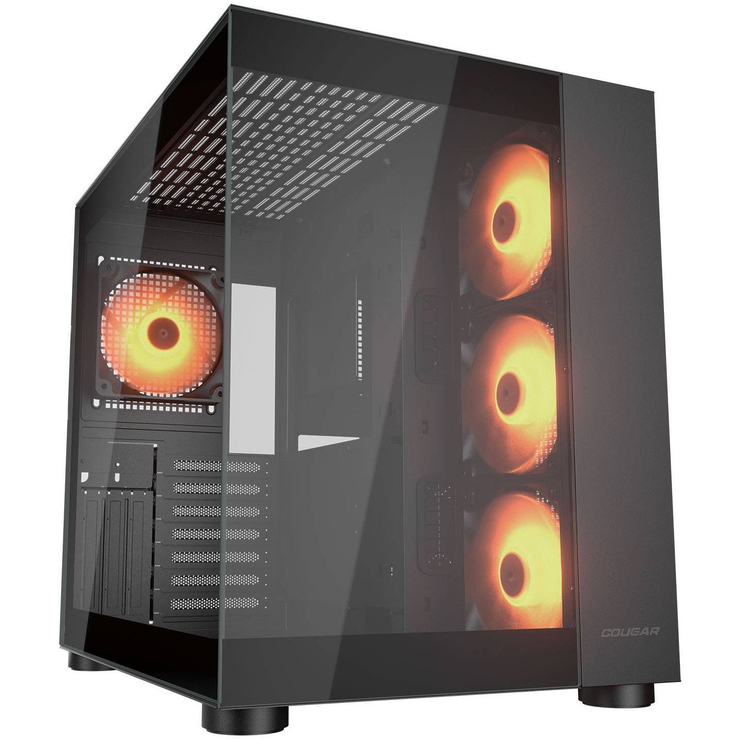 Kasë Midi COUGAR FV150 / ARGB – Zezë
