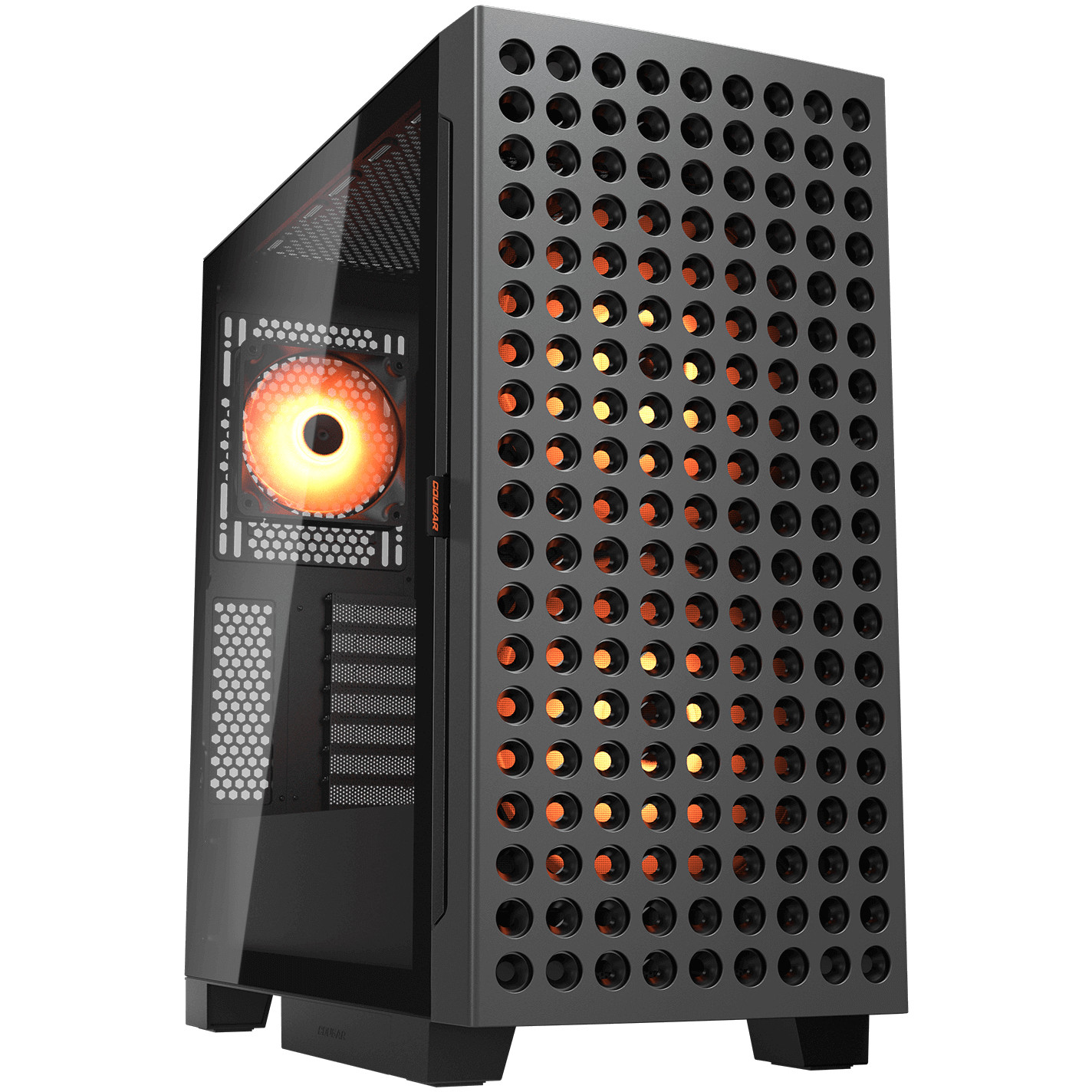Kasë Midi COUGAR Airface ECO / ARGB – Zezë