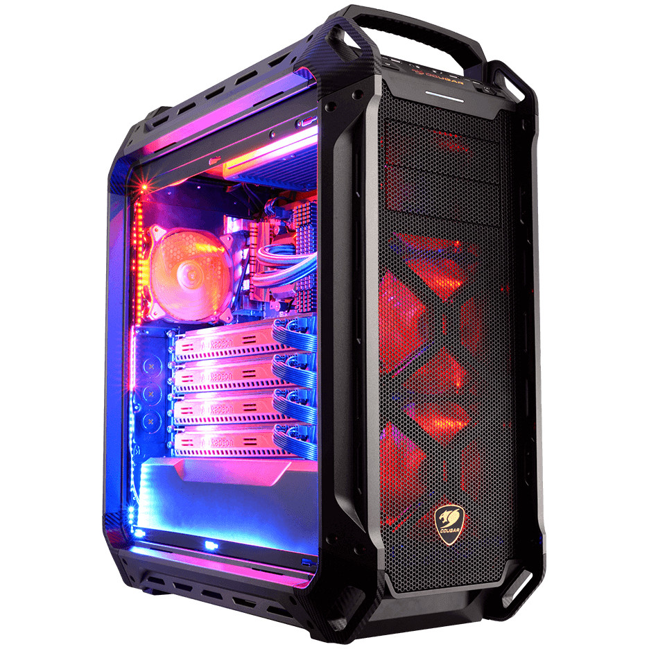Kasë Midi COUGAR Panzer Max – Zezë - Figura 2