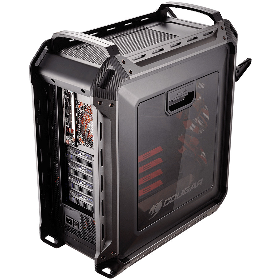 Kasë Midi COUGAR Panzer Max – Zezë - Figura 3