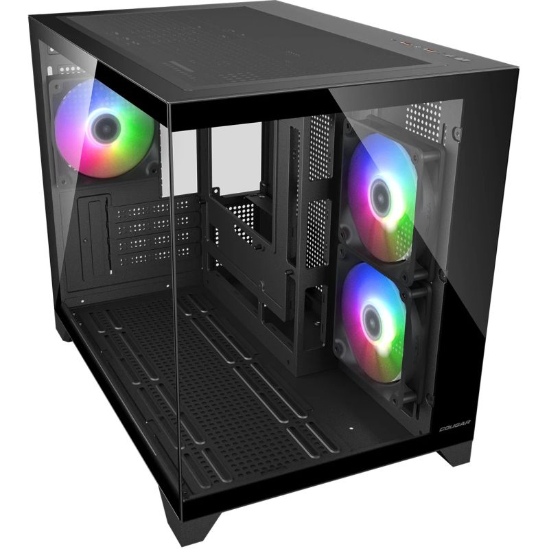 Kasë Mini COUGAR FV150 ARGB - Zezë - Figura 4