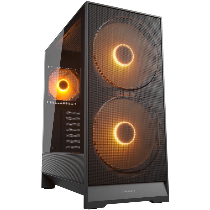 Kasë Midi COUGAR Airface 180 ARGB - Zezë