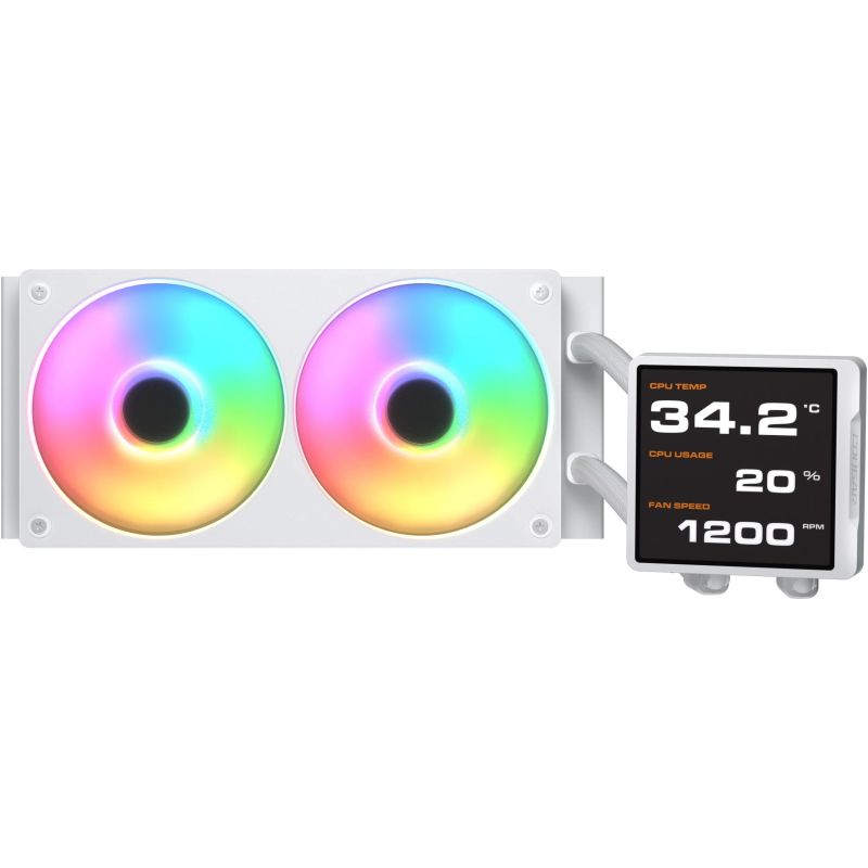 Ftohës për Procesor COUGAR Poseidon Vistek Pro 240 ARGB / CPU Liquid Cooler - Bardhë