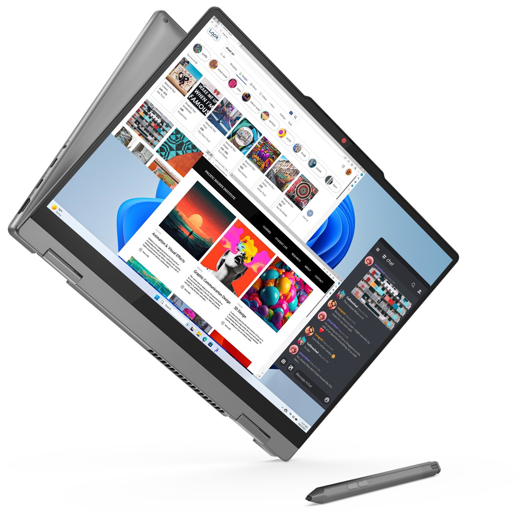 Laptop Lenovo IdeaPad 5 2-in-1 14IRH9 83KX000SGE / i7-13620H / 16GB LPDDR5 / 1TB / 14" WUXGA OLED Touch / Intel UHD Graphics / DE - Gri - Figura 3