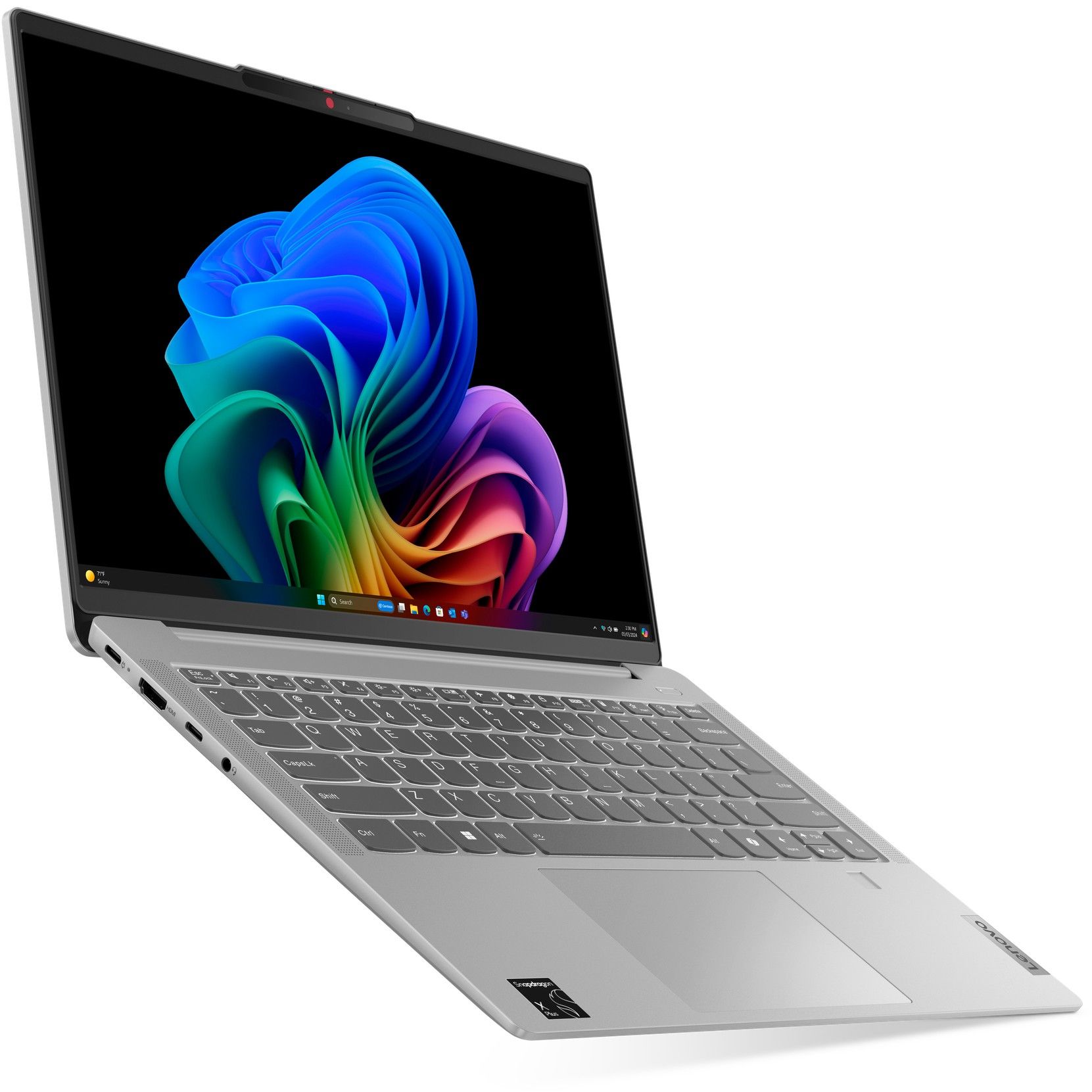 Laptop Lenovo IdeaPad Slim 5 / Snapdragon X1P-42-100 / 16GB LPDDR5 / 1TB / 14" WUXGA OLED / Qualcomm Adreno GPU / DE - Gri - Figura 4