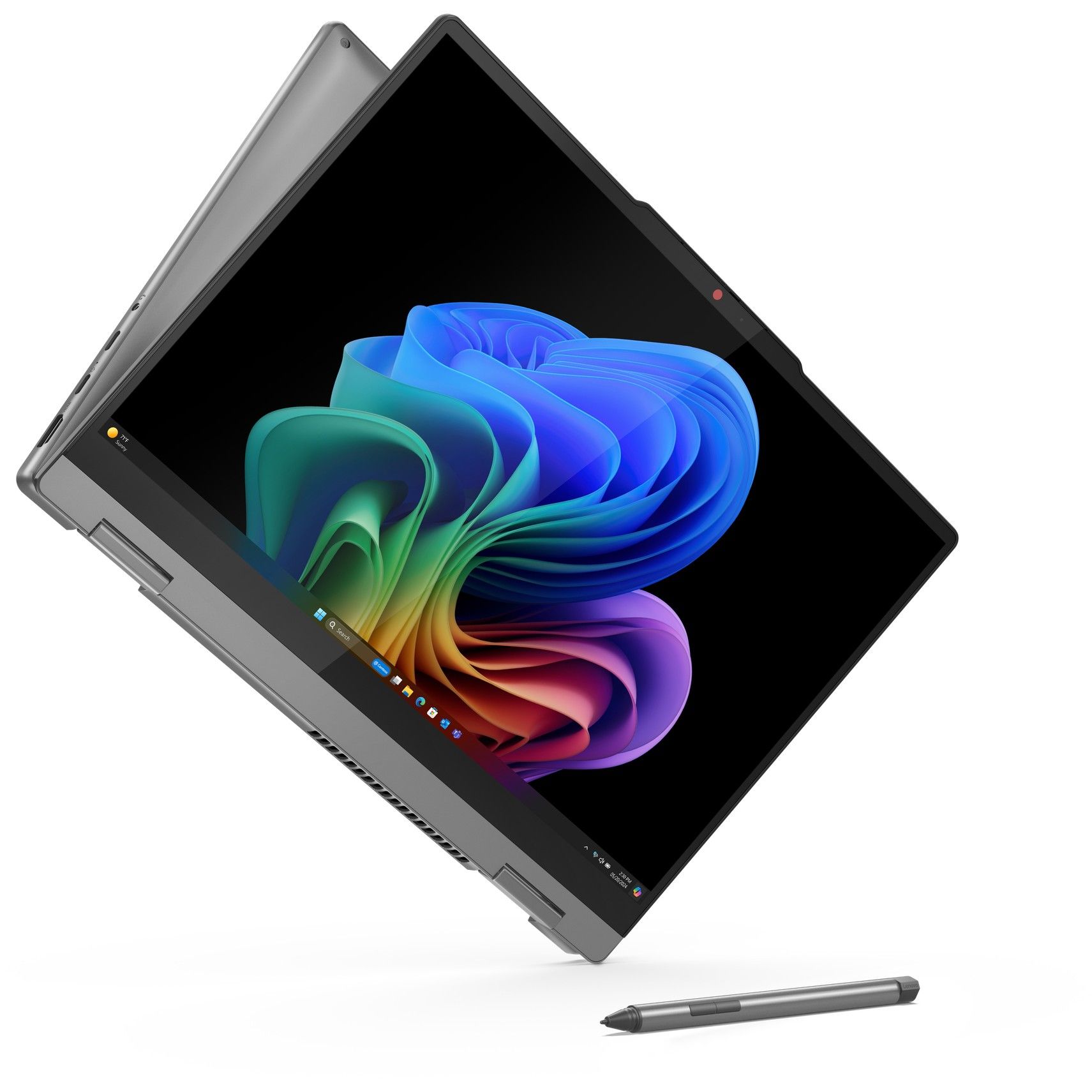 Laptop Lenovo IdeaPad 5 2-in-1 14Q8X9 83GH000YGE / Snapdragon X1P-42-100 / 16GB LPDDR5 / 1TB / 14" WUXGA OLED Touch / Qualcomm Adreno GPU / DE - Gri - Figura 3