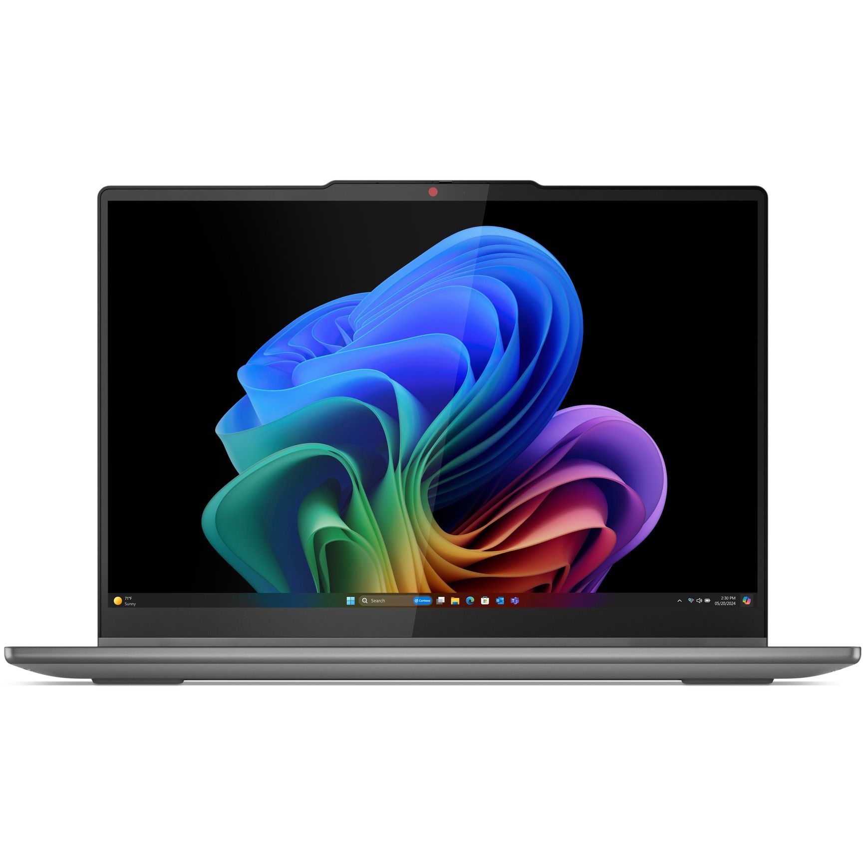 Laptop Lenovo IdeaPad 5 2-in-1 14Q8X9 83GH000YGE / Snapdragon X1P-42-100 / 16GB LPDDR5 / 1TB / 14" WUXGA OLED Touch / Qualcomm Adreno GPU / DE - Gri - Figura 2